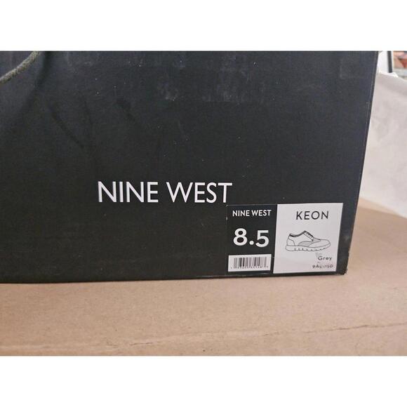 NINE WEST mens Size 8.5 Keon  Grey Nice Durable Oxford Dress Shoes #trl8 main image 10